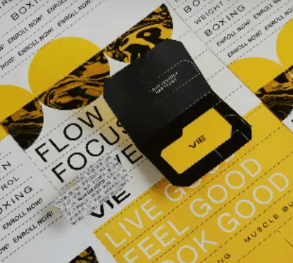 Yellow Paper Print